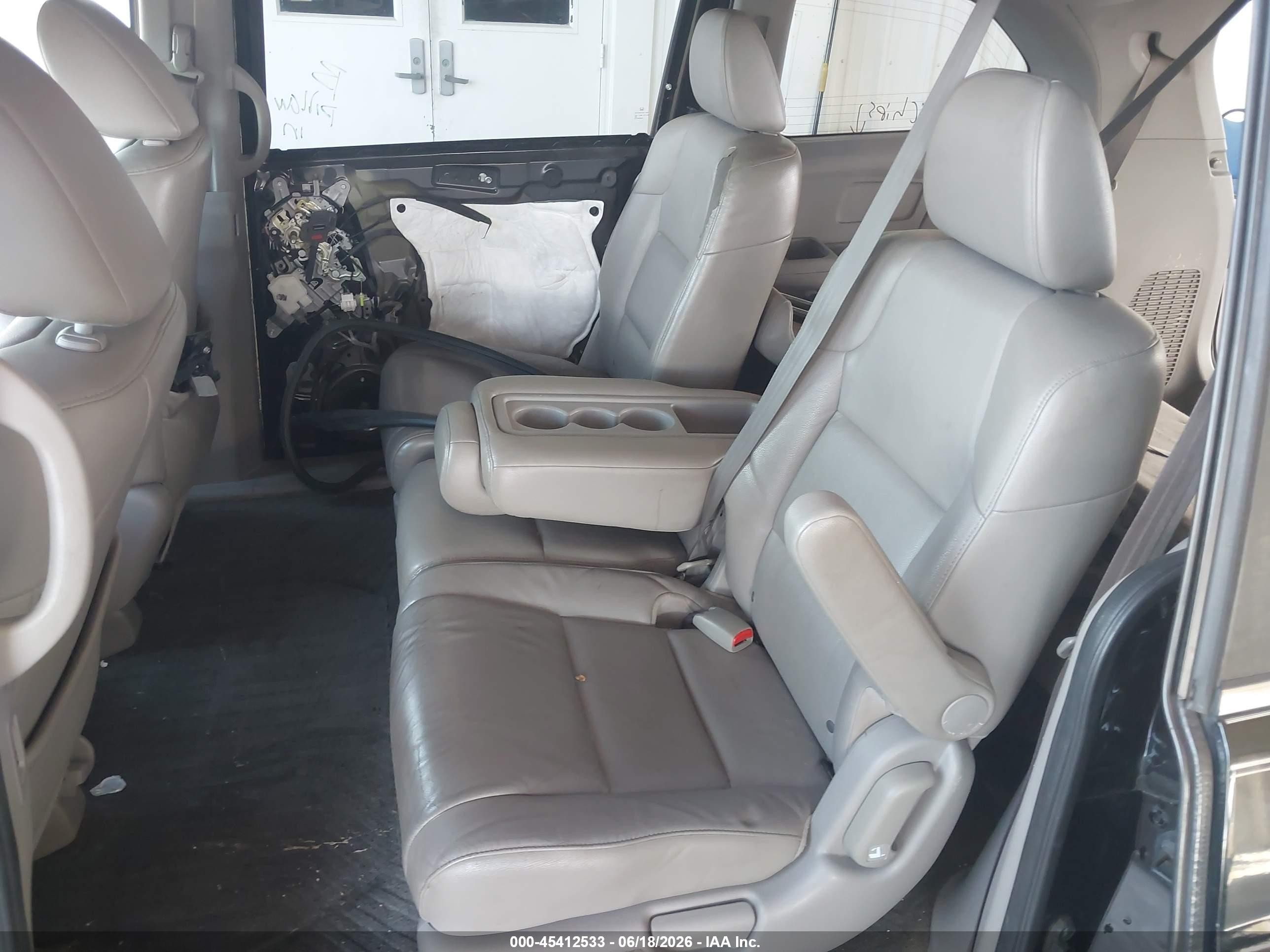 2014 Honda Odyssey Ex-l Black vin: 5FNRL5H67EB039911