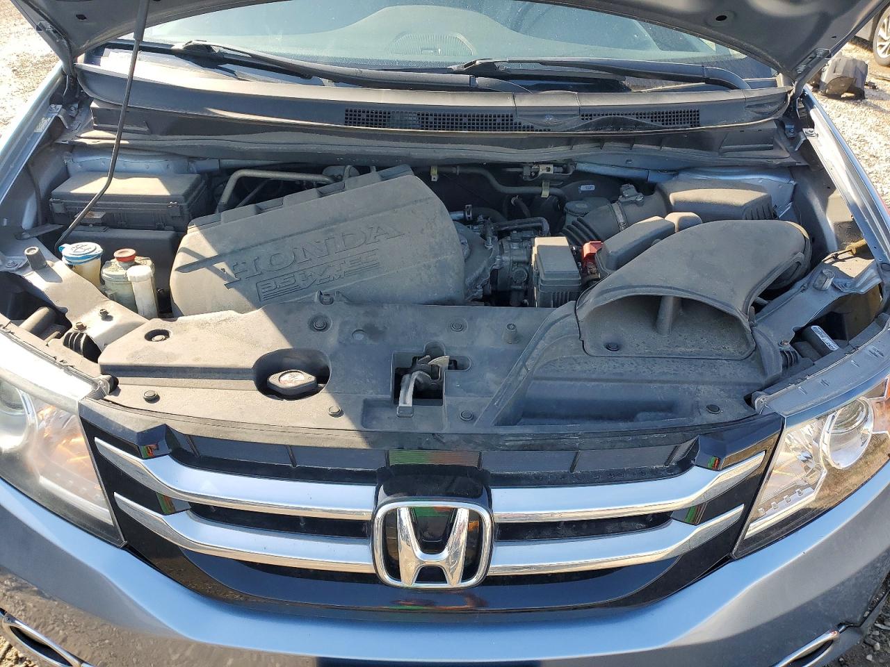 2014 Honda Odyssey Exl Blue vin: 5FNRL5H67EB040492