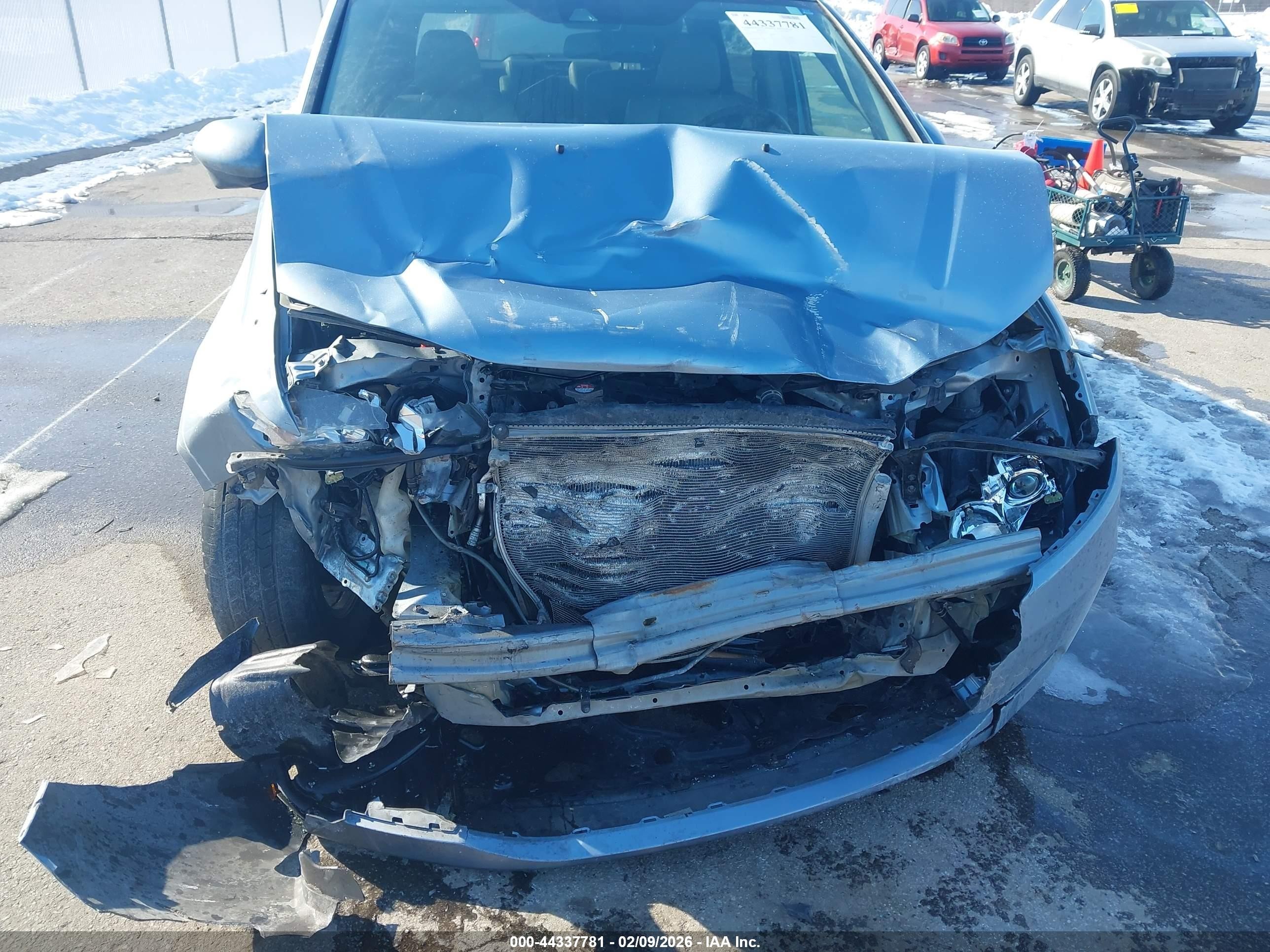 2014 Honda Odyssey Ex-l Blue vin: 5FNRL5H67EB042579