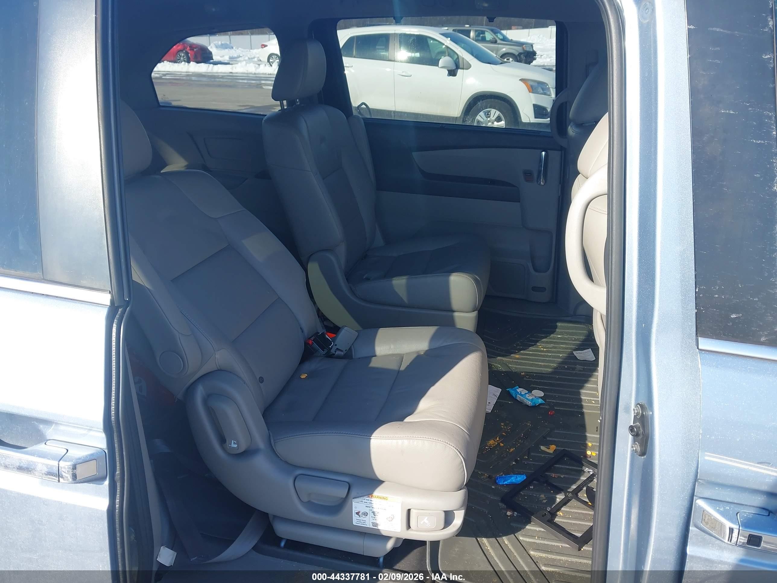 2014 Honda Odyssey Ex-l Blue vin: 5FNRL5H67EB042579