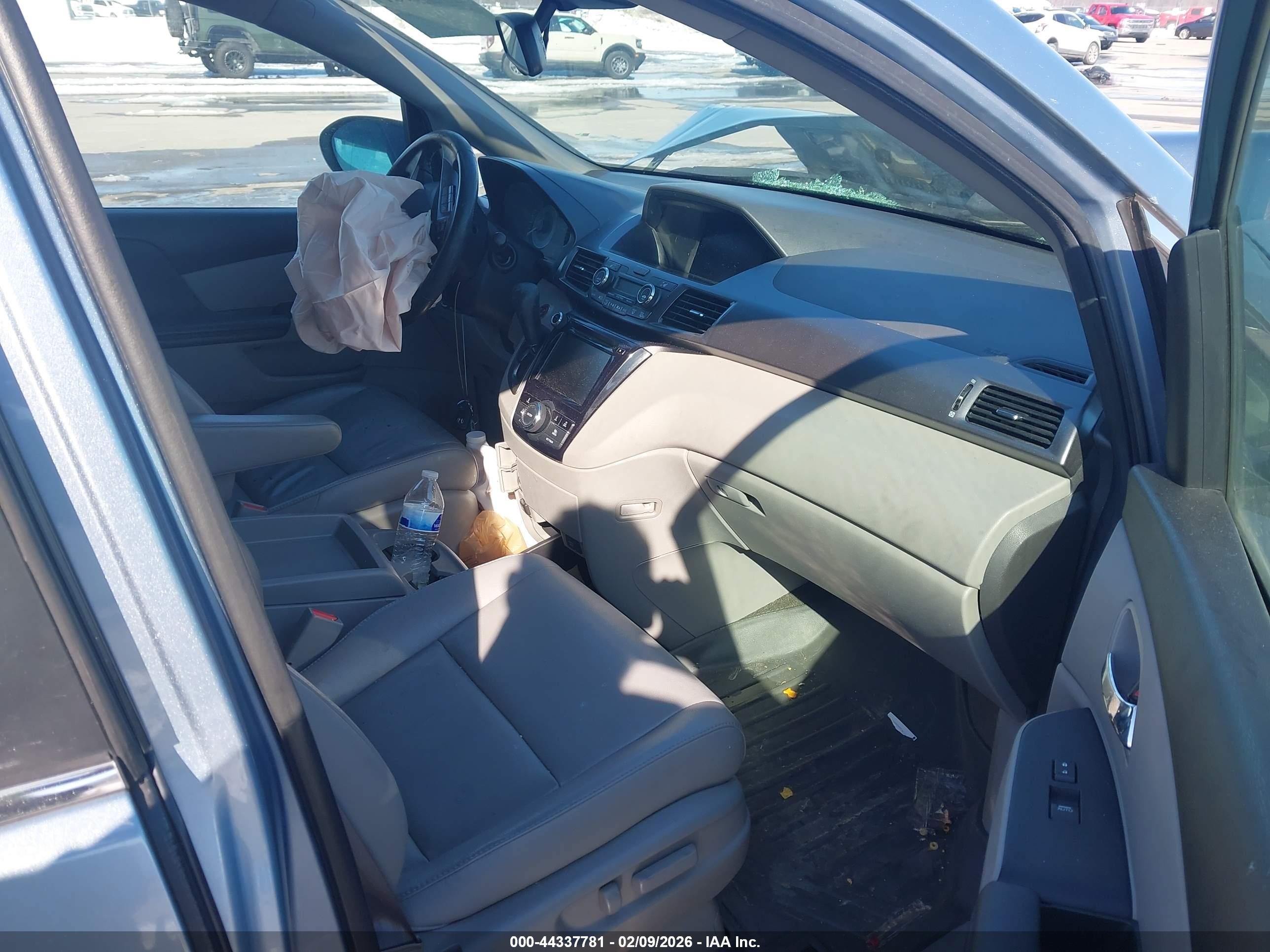 2014 Honda Odyssey Ex-l Blue vin: 5FNRL5H67EB042579