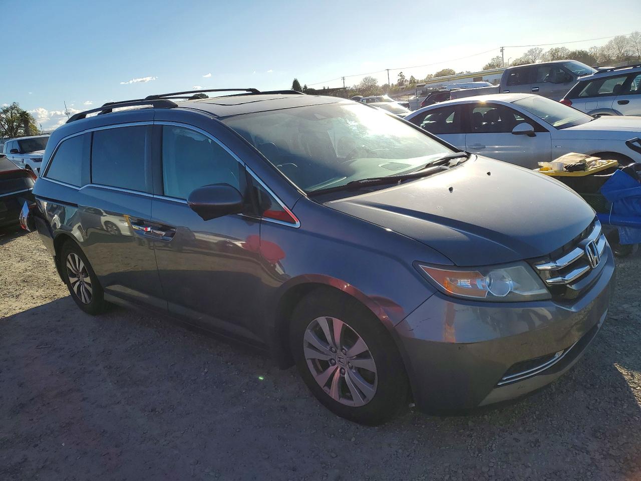 2014 Honda Odyssey Exl Charcoal vin: 5FNRL5H67EB048754