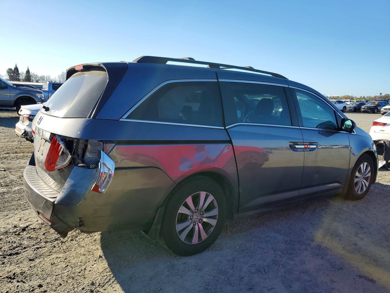 2014 Honda Odyssey Exl Charcoal vin: 5FNRL5H67EB048754