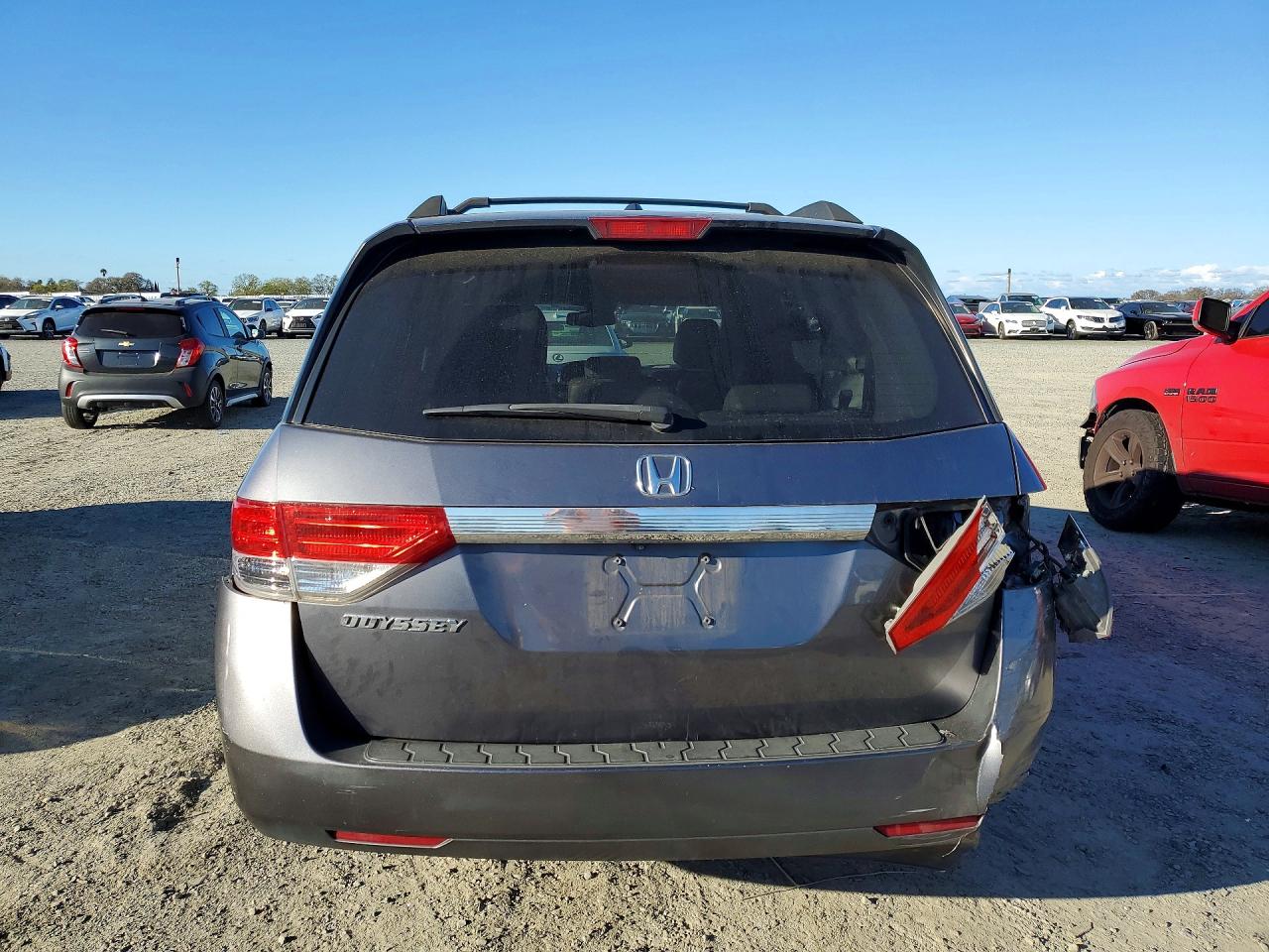 2014 Honda Odyssey Exl Charcoal vin: 5FNRL5H67EB048754