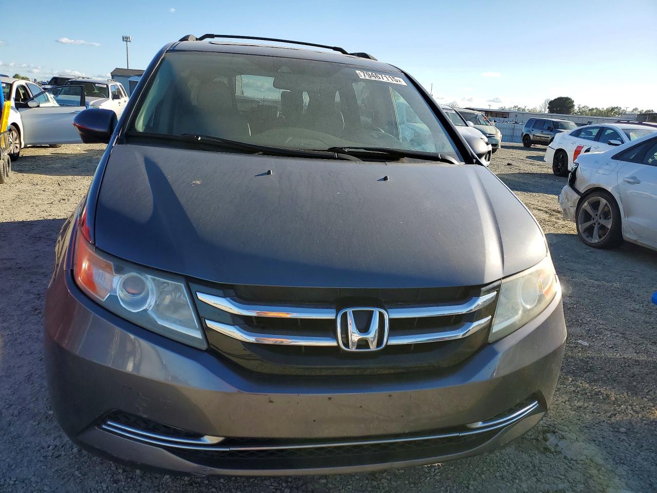 2014 Honda Odyssey Exl Charcoal vin: 5FNRL5H67EB048754
