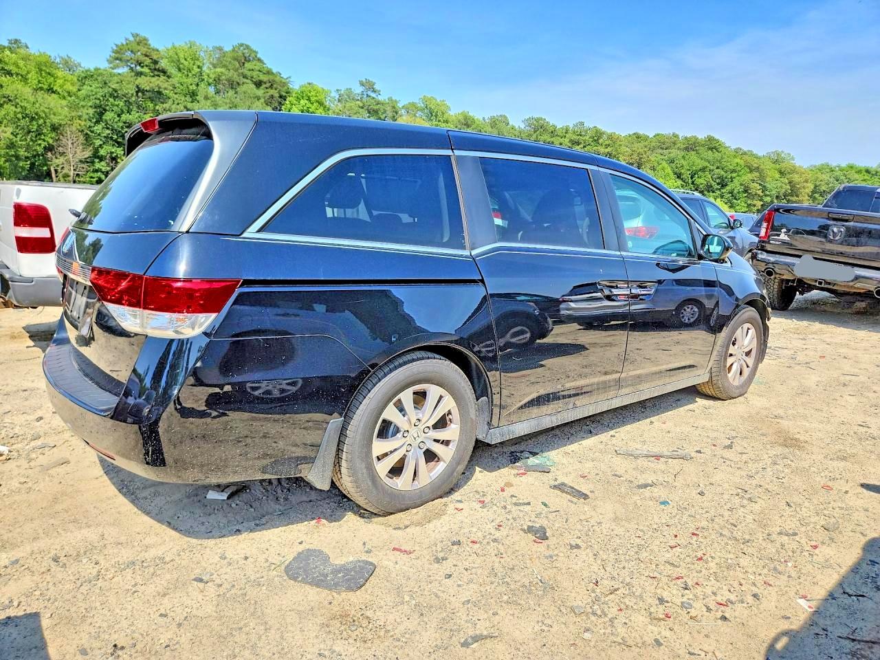 2014 Honda Odyssey Exl Black vin: 5FNRL5H67EB058913