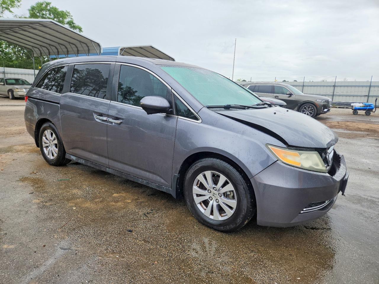 2014 Honda Odyssey Exl Gray vin: 5FNRL5H67EB066509