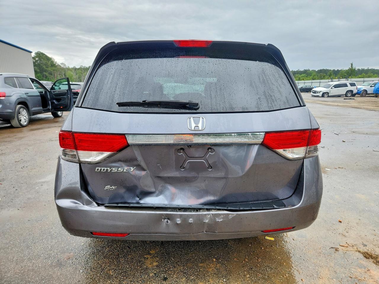 2014 Honda Odyssey Exl Gray vin: 5FNRL5H67EB066509