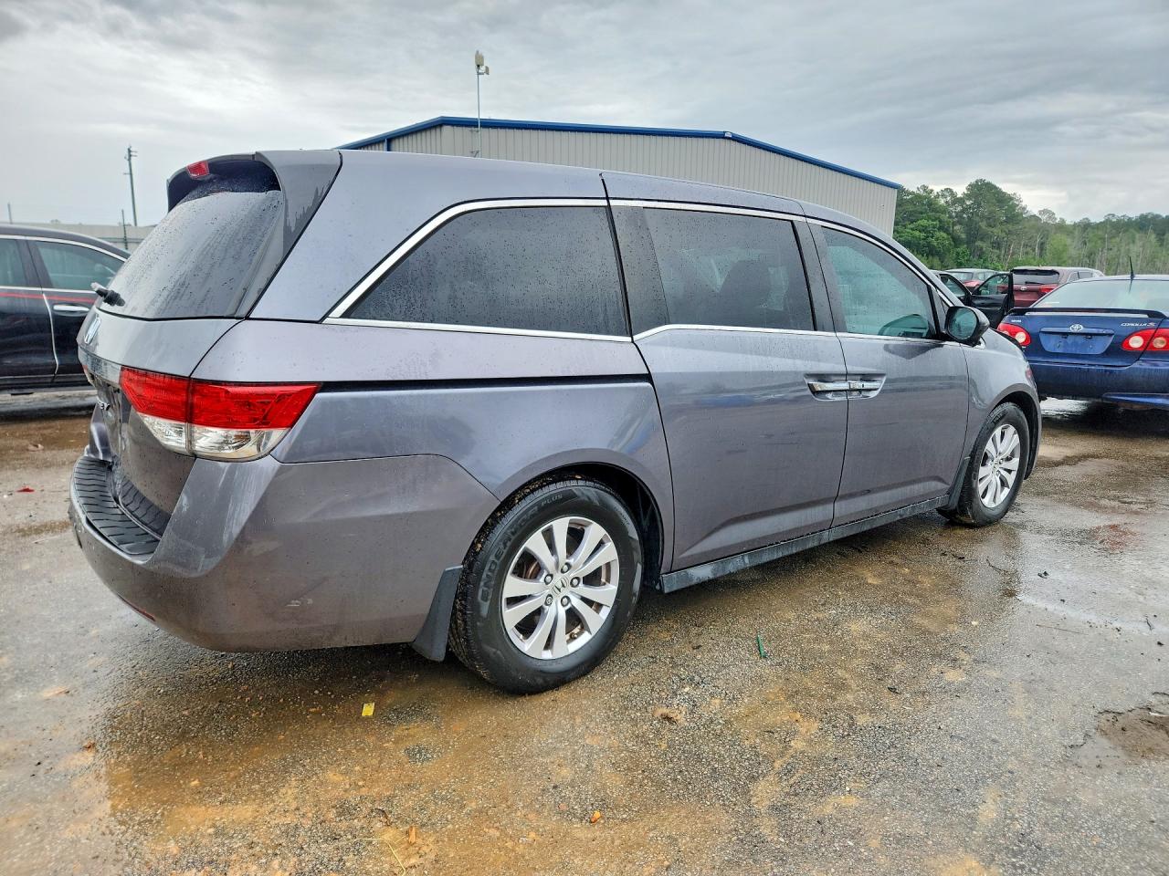 2014 Honda Odyssey Exl Gray vin: 5FNRL5H67EB066509