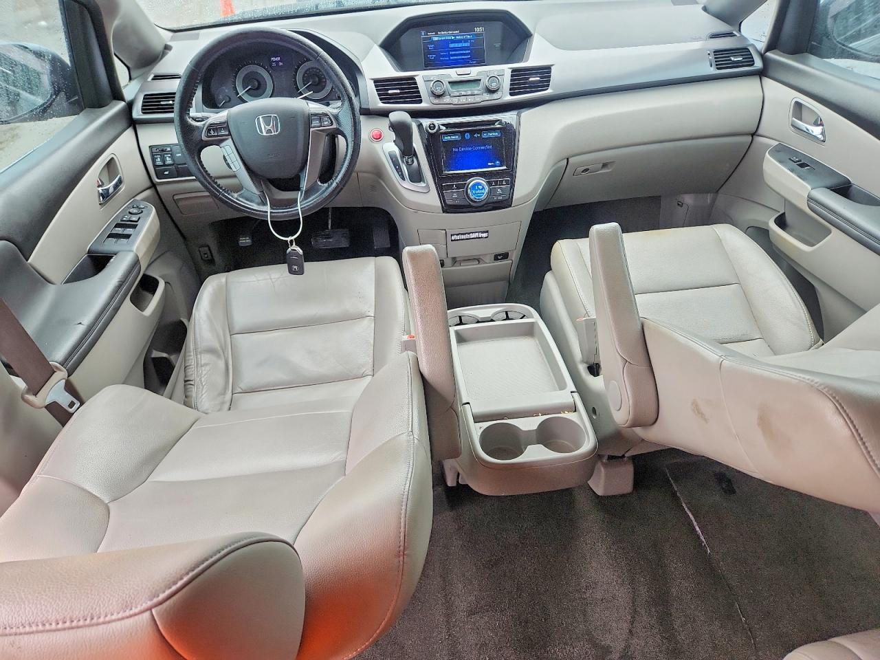 2014 Honda Odyssey Exl Gray vin: 5FNRL5H67EB066509