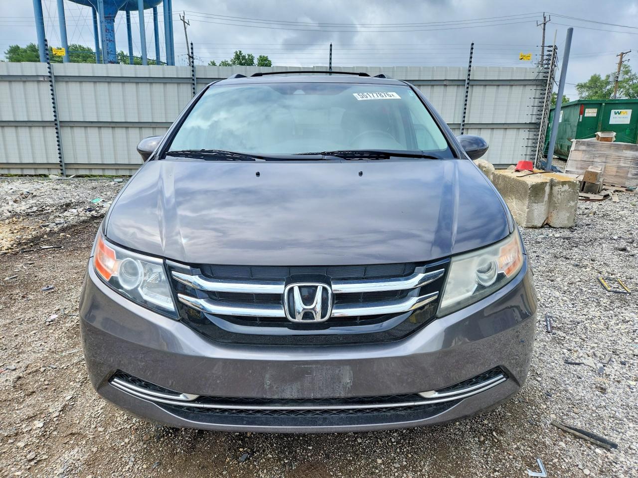 2014 Honda Odyssey Exl Gray vin: 5FNRL5H67EB067014