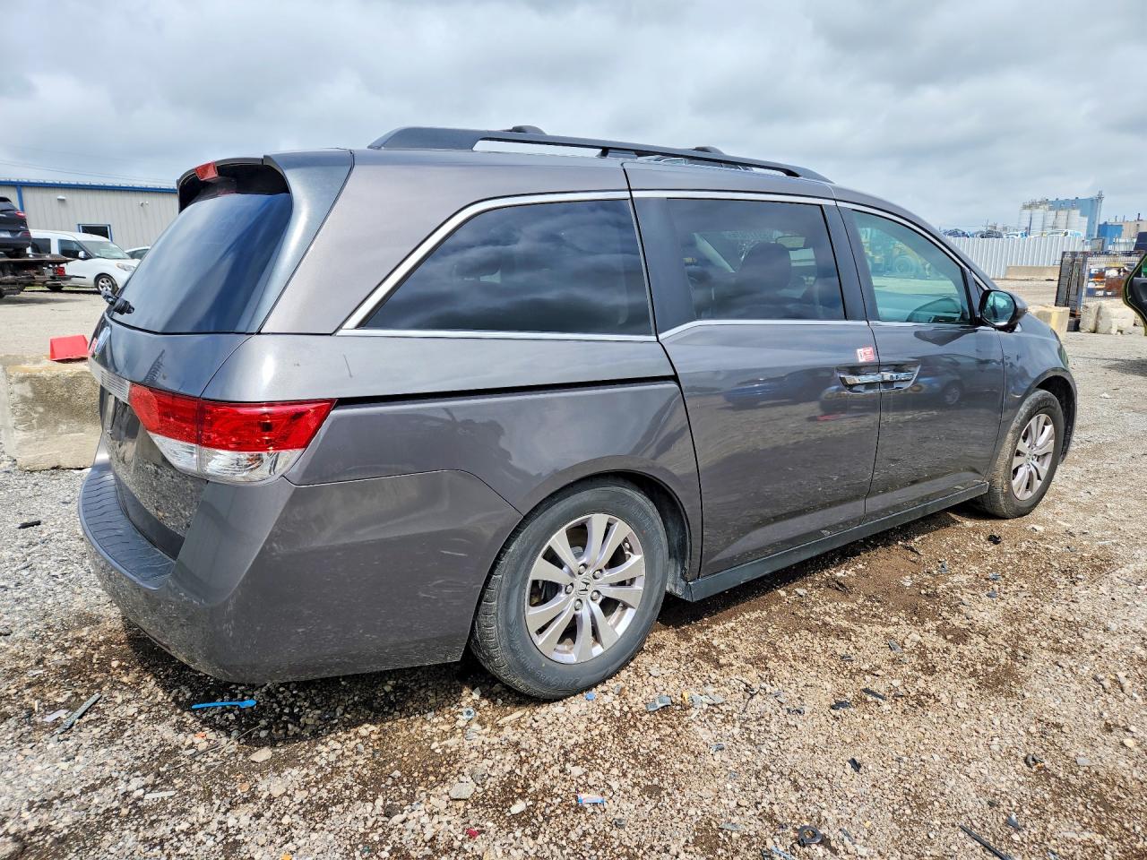 2014 Honda Odyssey Exl Gray vin: 5FNRL5H67EB067014