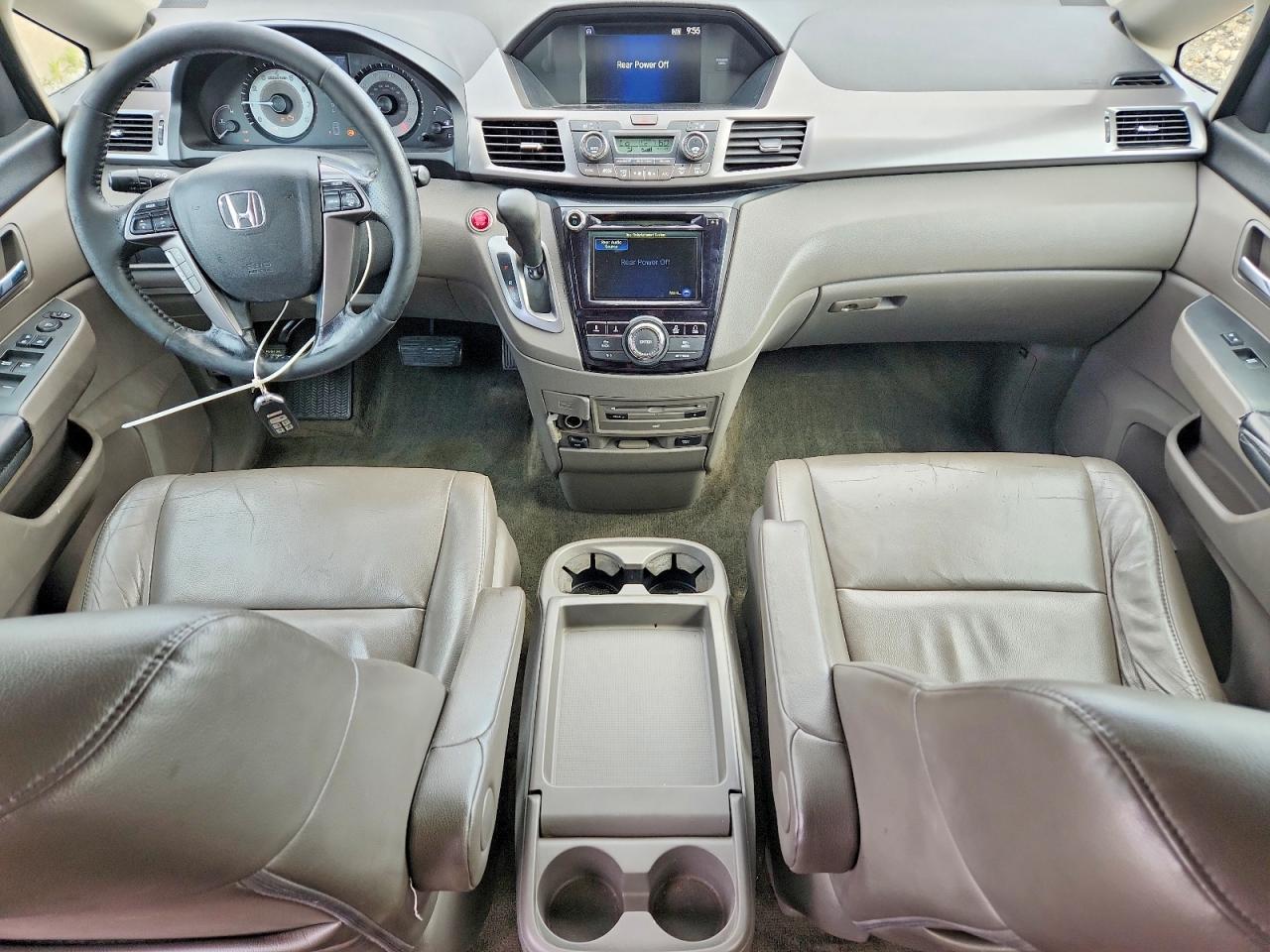 2014 Honda Odyssey Exl Gray vin: 5FNRL5H67EB067014