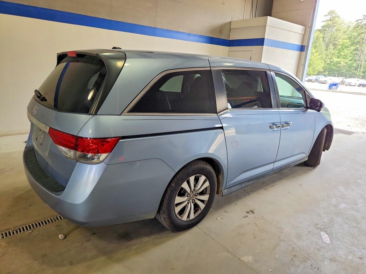 2014 Honda Odyssey Exl Blue vin: 5FNRL5H67EB068194