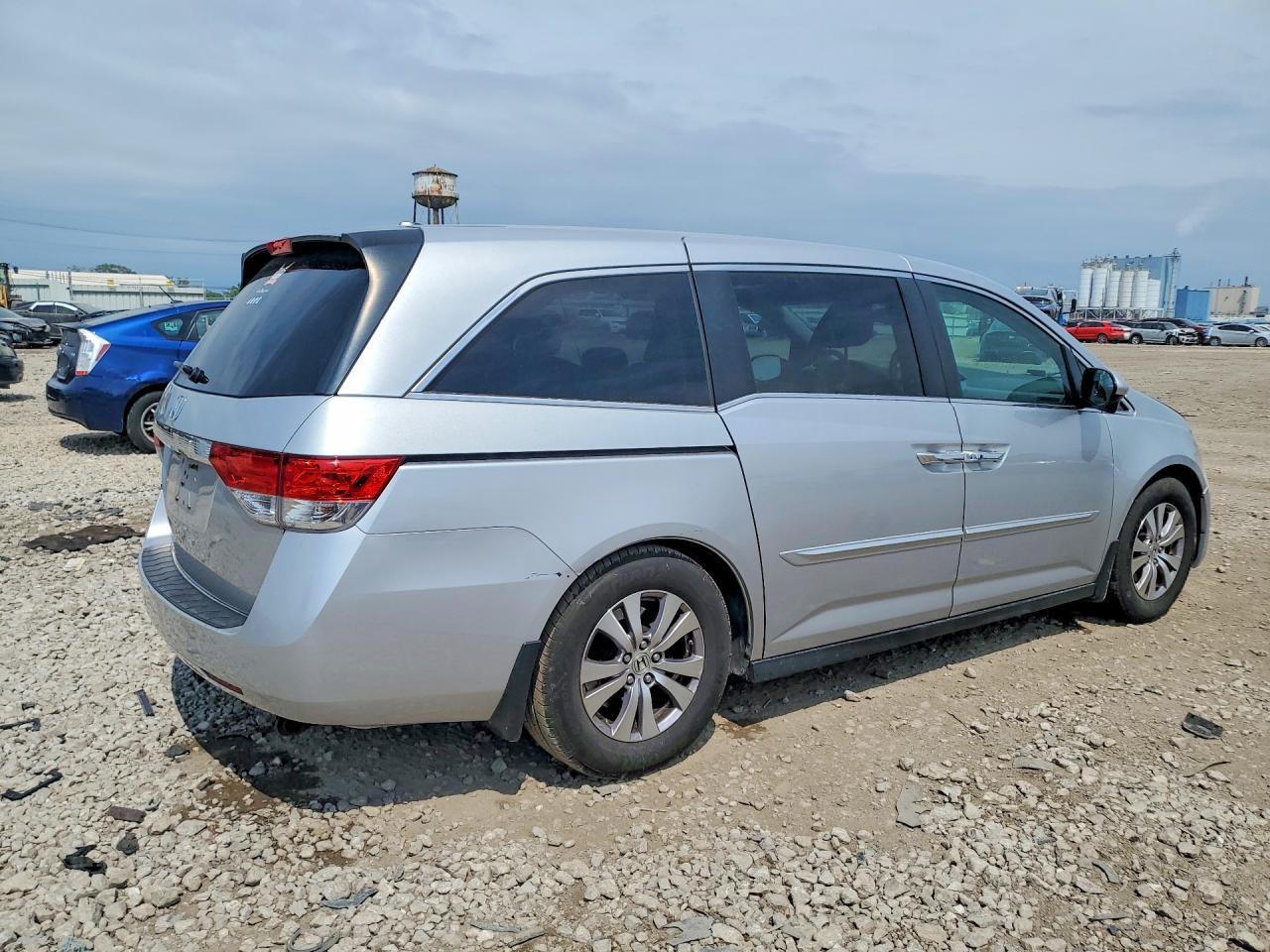 2014 Honda Odyssey Exl Silver vin: 5FNRL5H67EB080104
