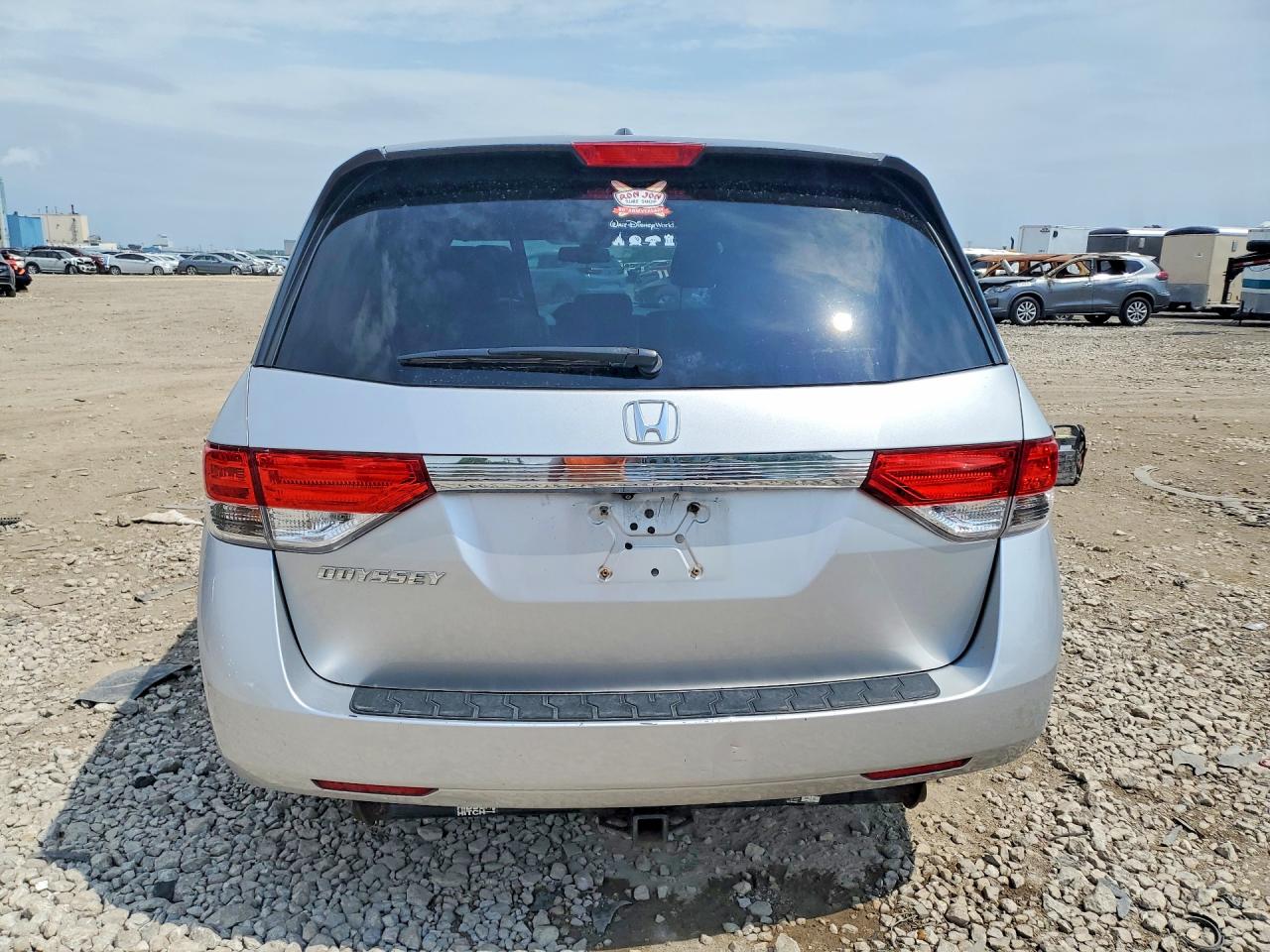 2014 Honda Odyssey Exl Silver vin: 5FNRL5H67EB080104