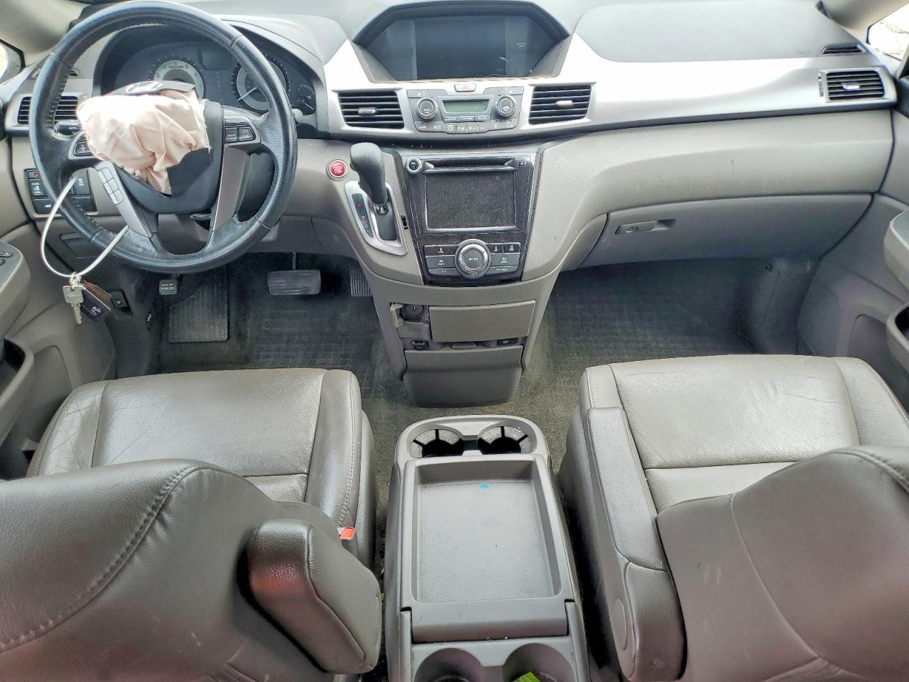 2014 Honda Odyssey Exl Silver vin: 5FNRL5H67EB080104