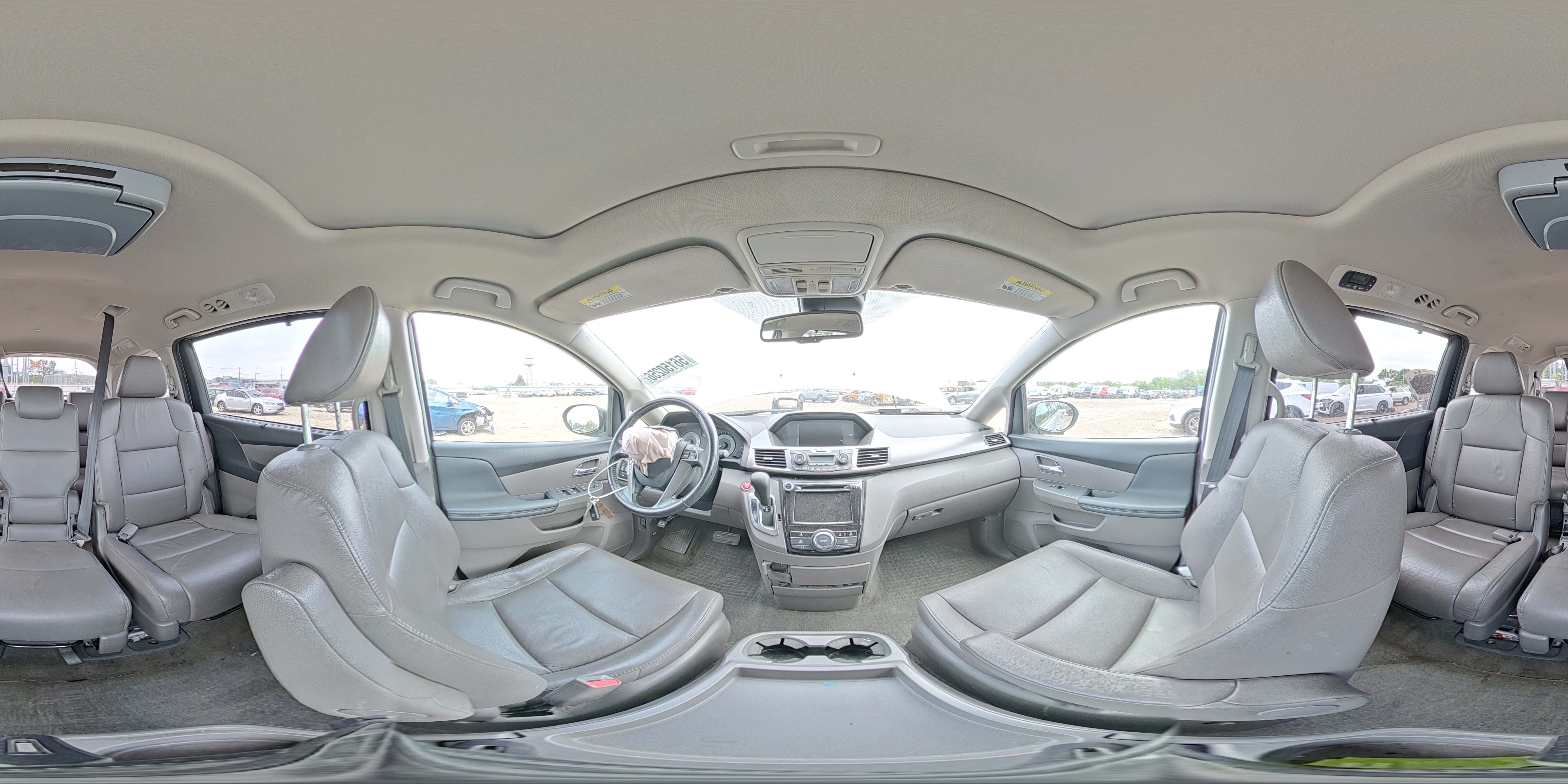 2014 Honda Odyssey Exl Silver vin: 5FNRL5H67EB080104