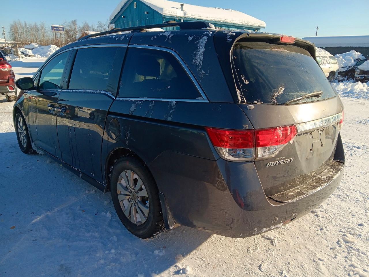2014 Honda Odyssey Exl Gray vin: 5FNRL5H67EB088638