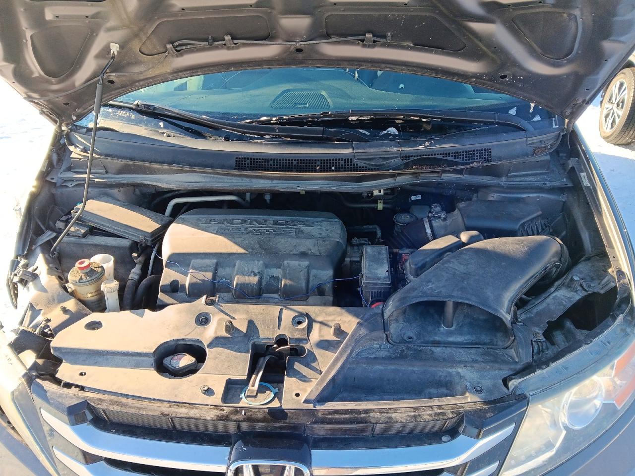 2014 Honda Odyssey Exl Gray vin: 5FNRL5H67EB088638