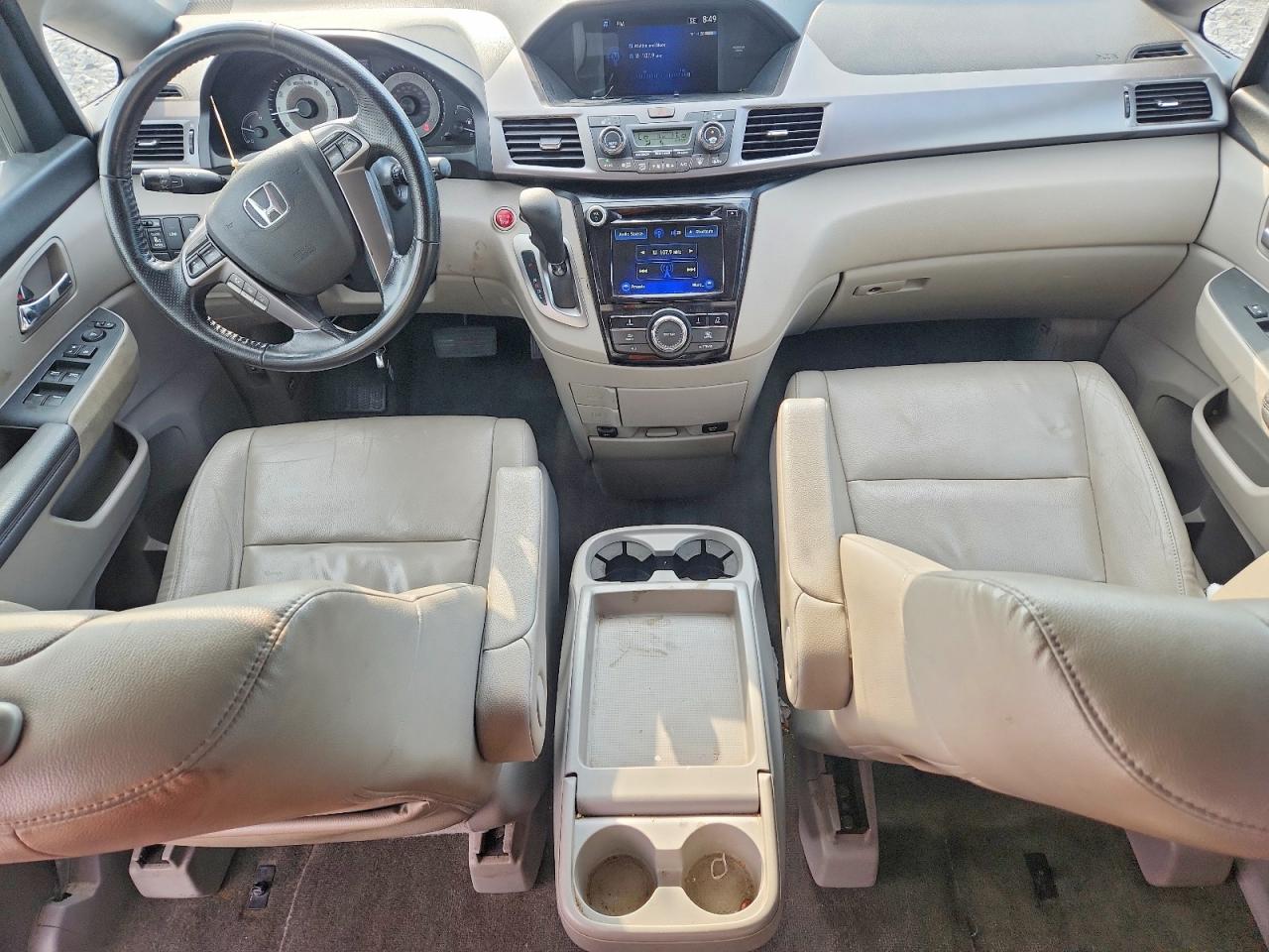 2014 Honda Odyssey Exl Gray vin: 5FNRL5H67EB107379