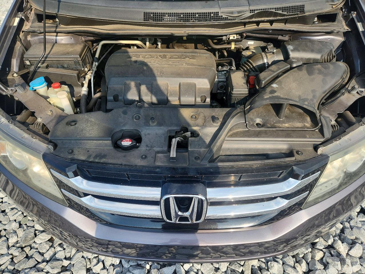 2014 Honda Odyssey Exl Gray vin: 5FNRL5H67EB107379
