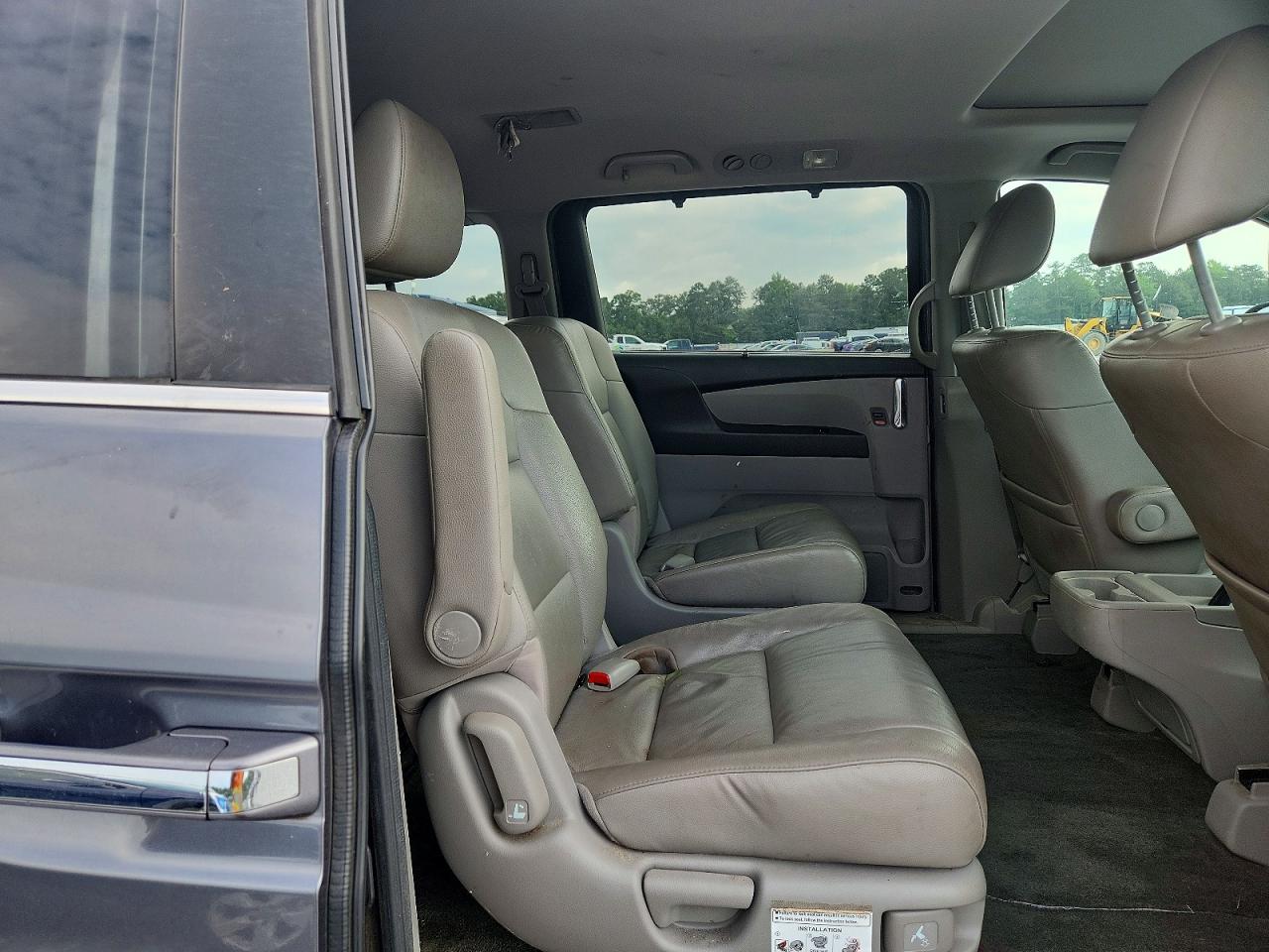 2014 Honda Odyssey Exl Gray vin: 5FNRL5H67EB107379