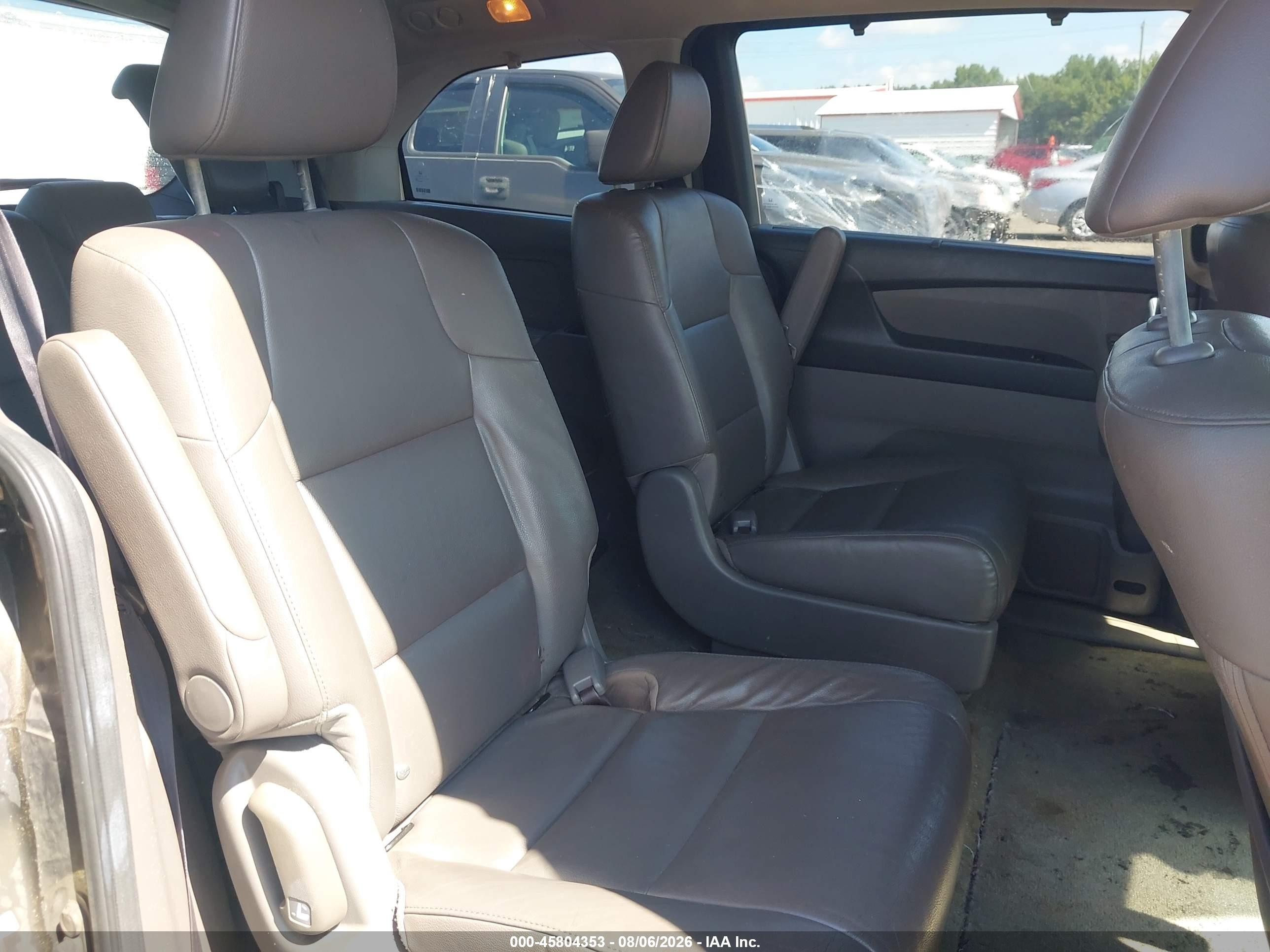 2014 Honda Odyssey Ex-l Gray vin: 5FNRL5H67EB127941