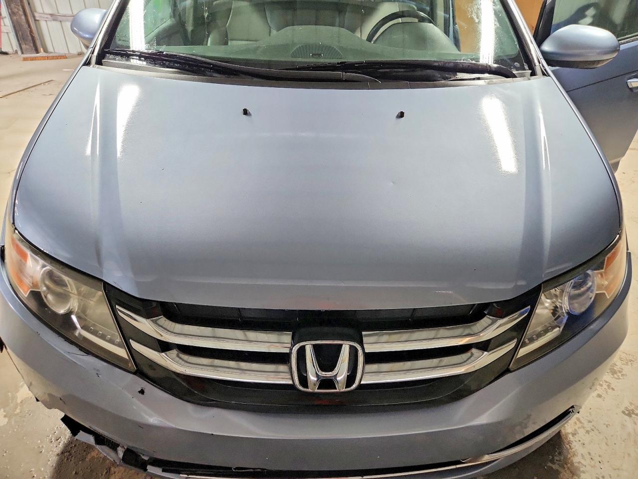 2014 Honda Odyssey Exl Blue vin: 5FNRL5H67EB128135