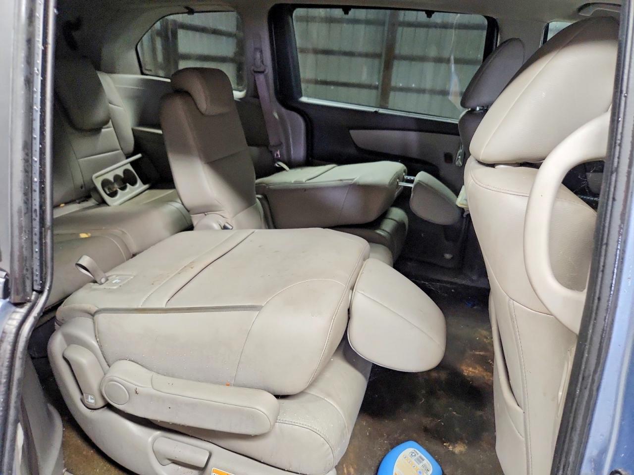 2014 Honda Odyssey Exl Blue vin: 5FNRL5H67EB128135