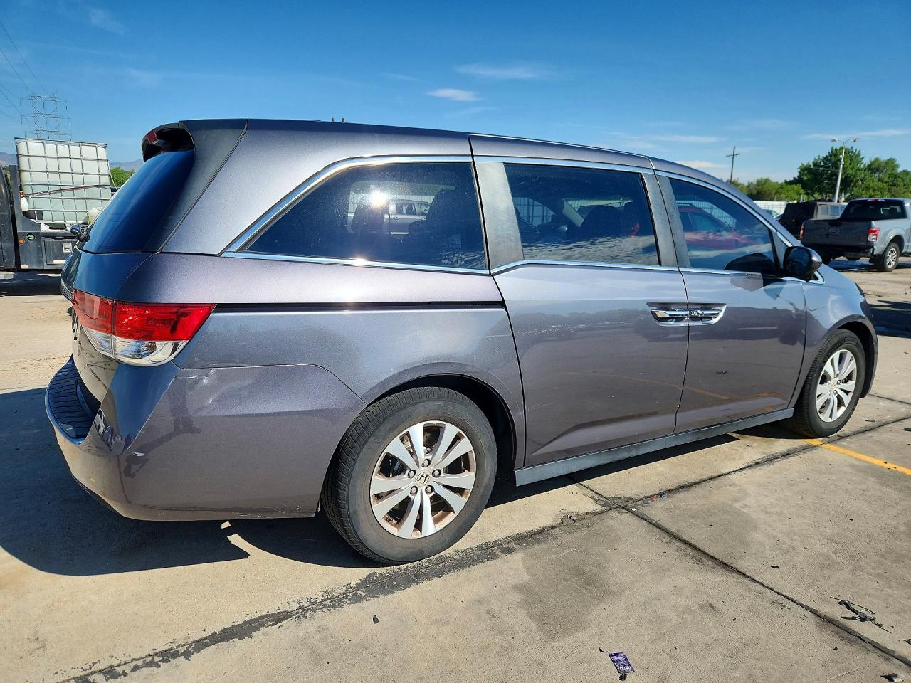 2014 Honda Odyssey Exl Gray vin: 5FNRL5H67EB135599