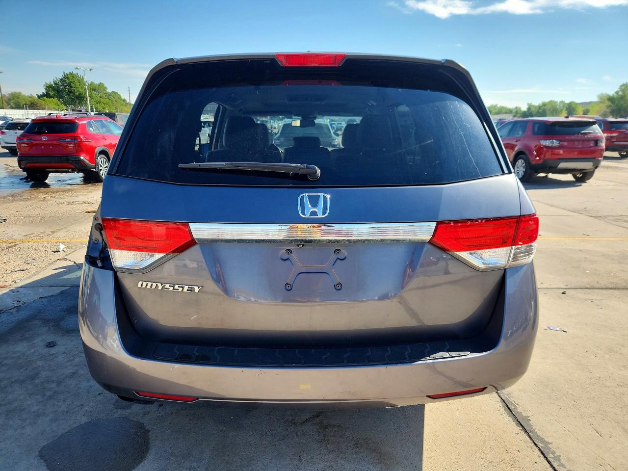 2014 Honda Odyssey Exl Gray vin: 5FNRL5H67EB135599