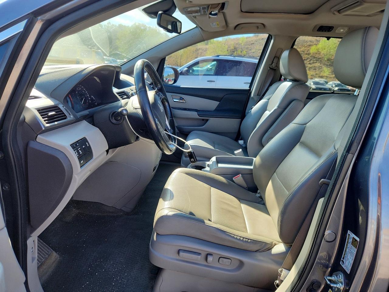 2014 Honda Odyssey Exl Gray vin: 5FNRL5H67EB135599