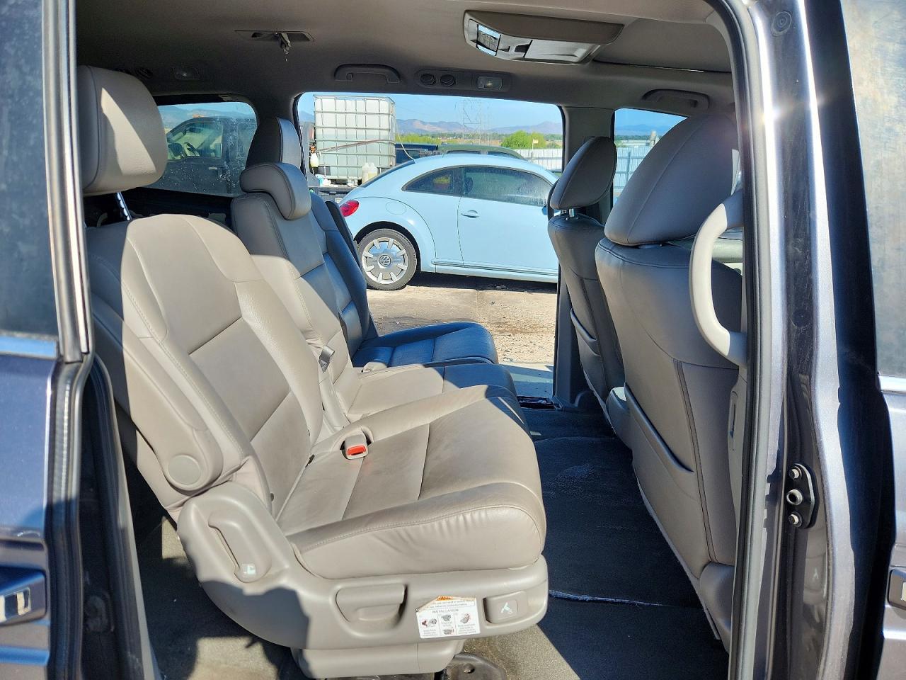 2014 Honda Odyssey Exl Gray vin: 5FNRL5H67EB135599