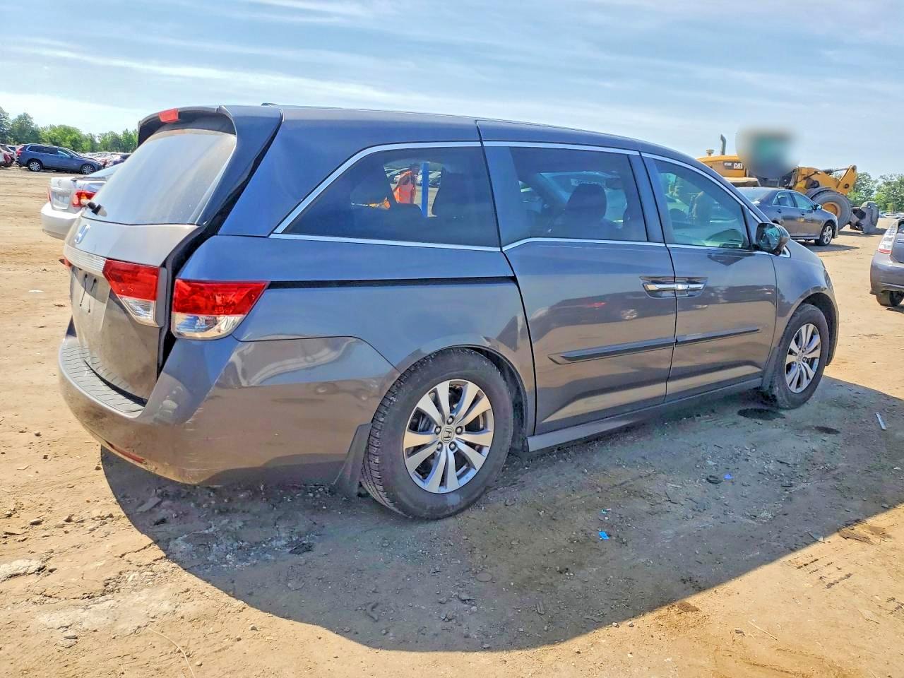 2014 Honda Odyssey Exl Gray vin: 5FNRL5H67EB139569