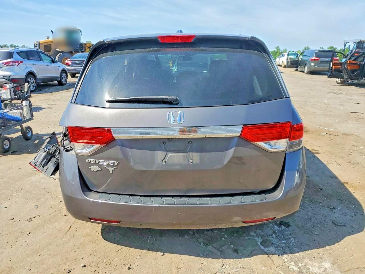 2014 Honda Odyssey Exl Gray vin: 5FNRL5H67EB139569