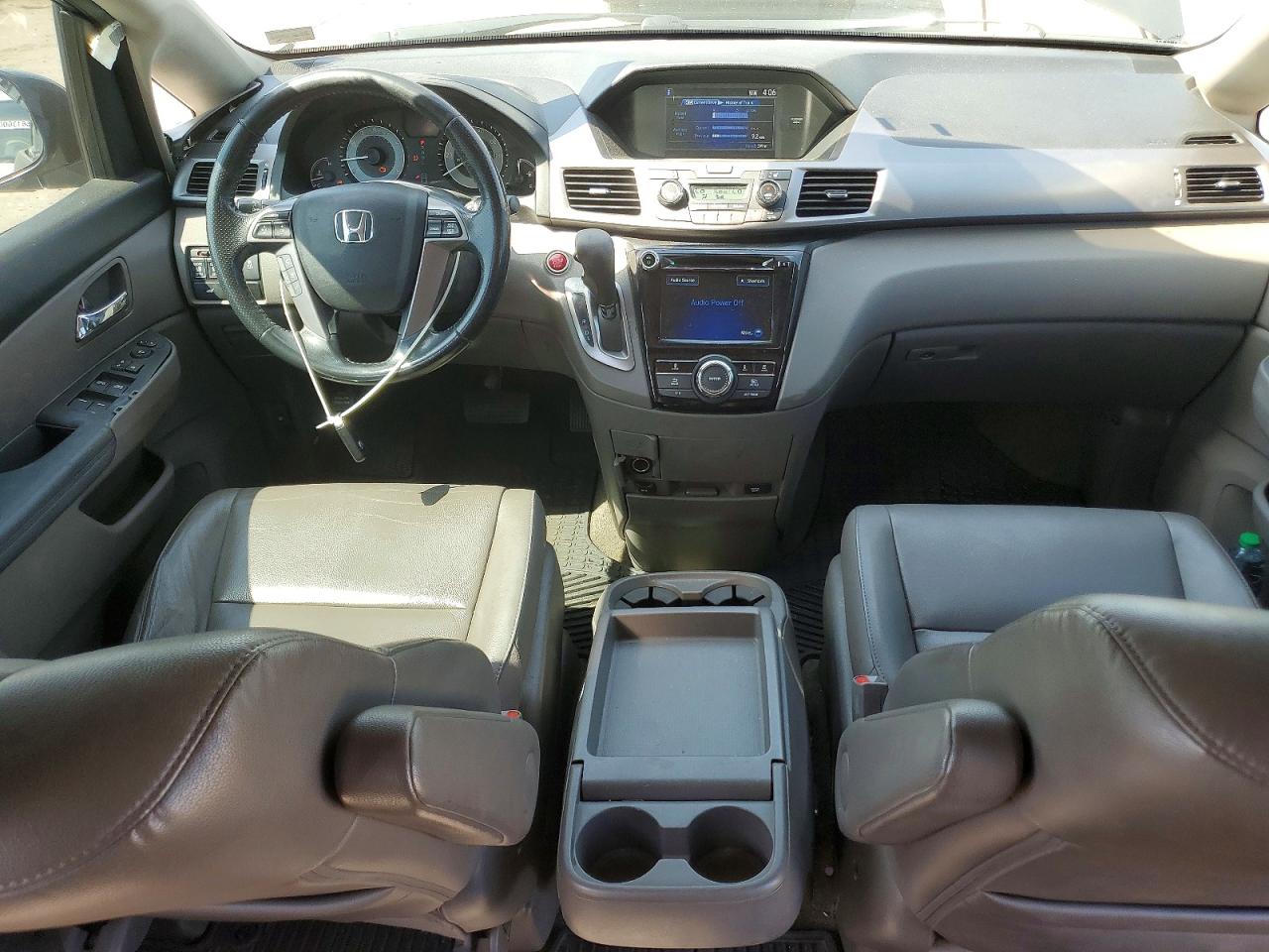 2014 Honda Odyssey Exl Gray vin: 5FNRL5H67EB139569