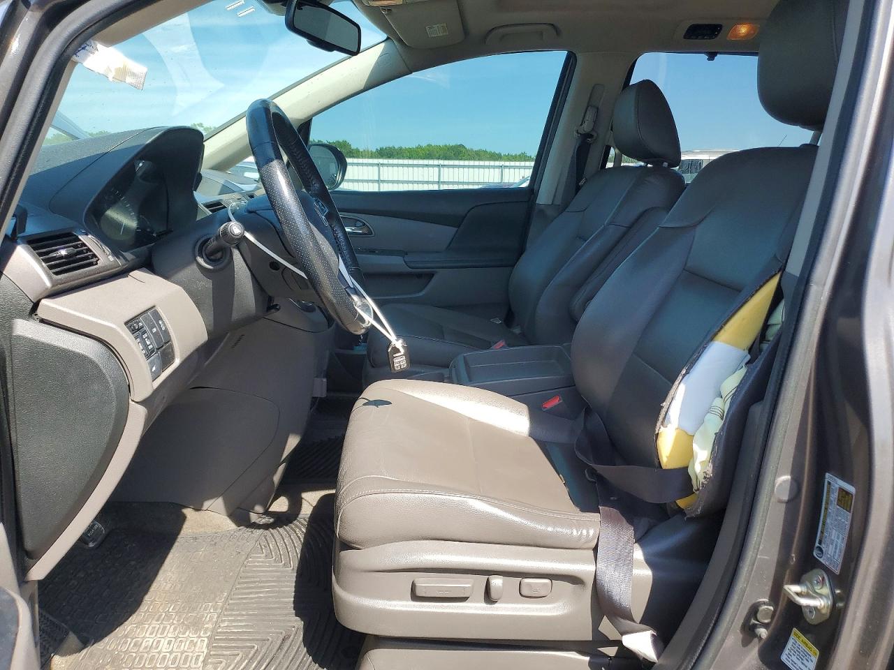2014 Honda Odyssey Exl Gray vin: 5FNRL5H67EB139569