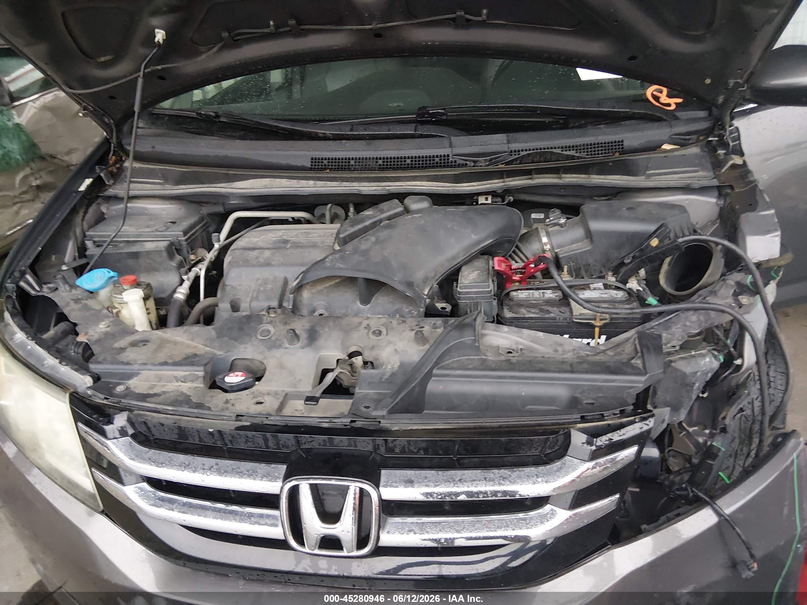 2015 Honda Odyssey Ex-l Gray vin: 5FNRL5H67FB003444