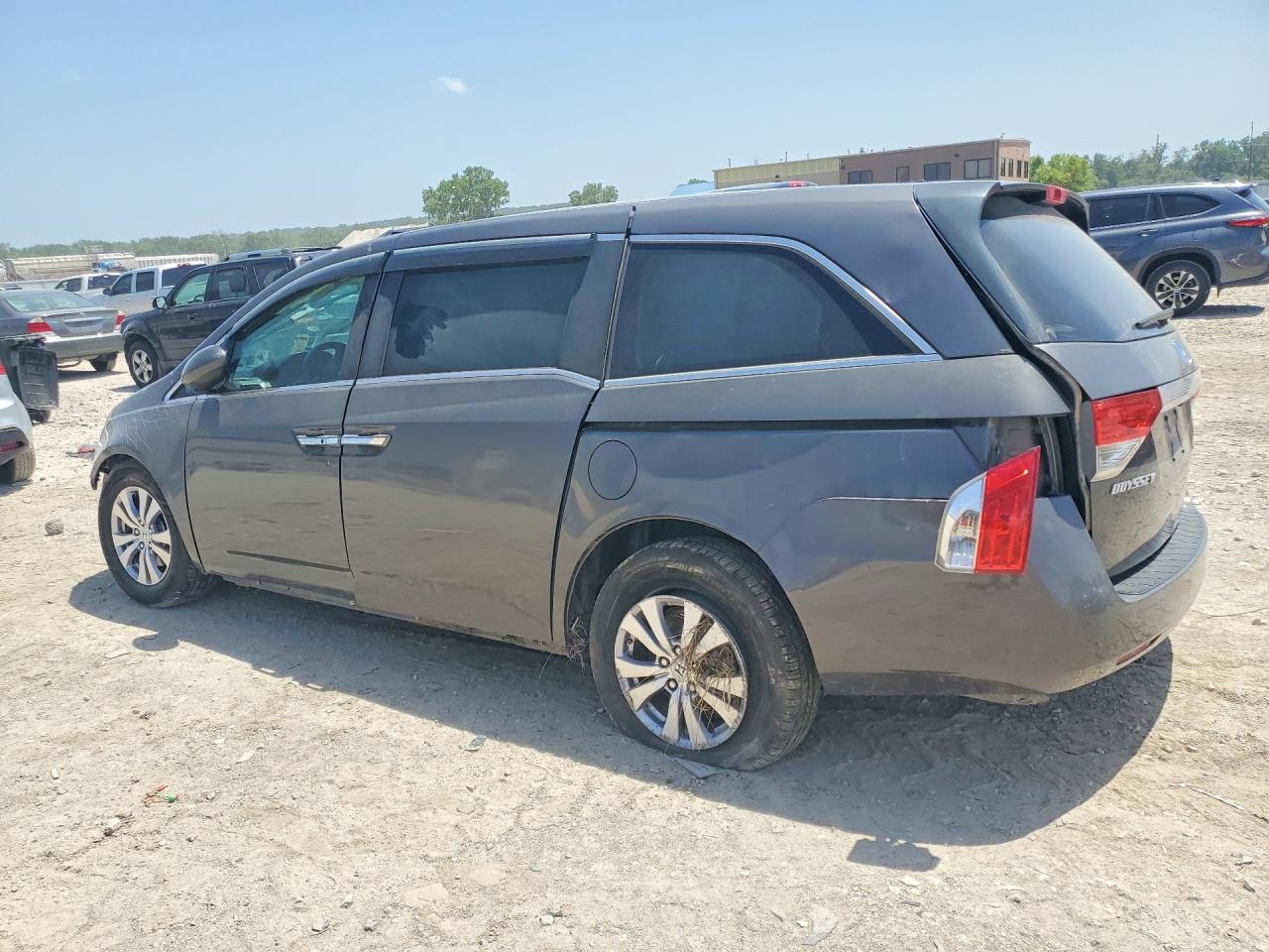 2015 Honda Odyssey Exl Gray vin: 5FNRL5H67FB020647