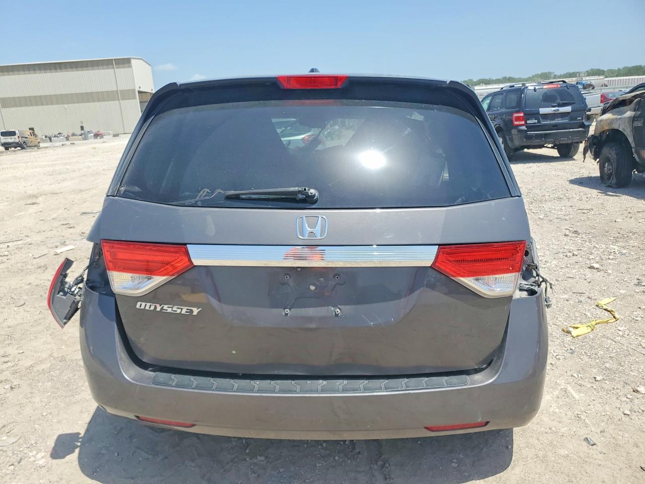 2015 Honda Odyssey Exl Gray vin: 5FNRL5H67FB020647