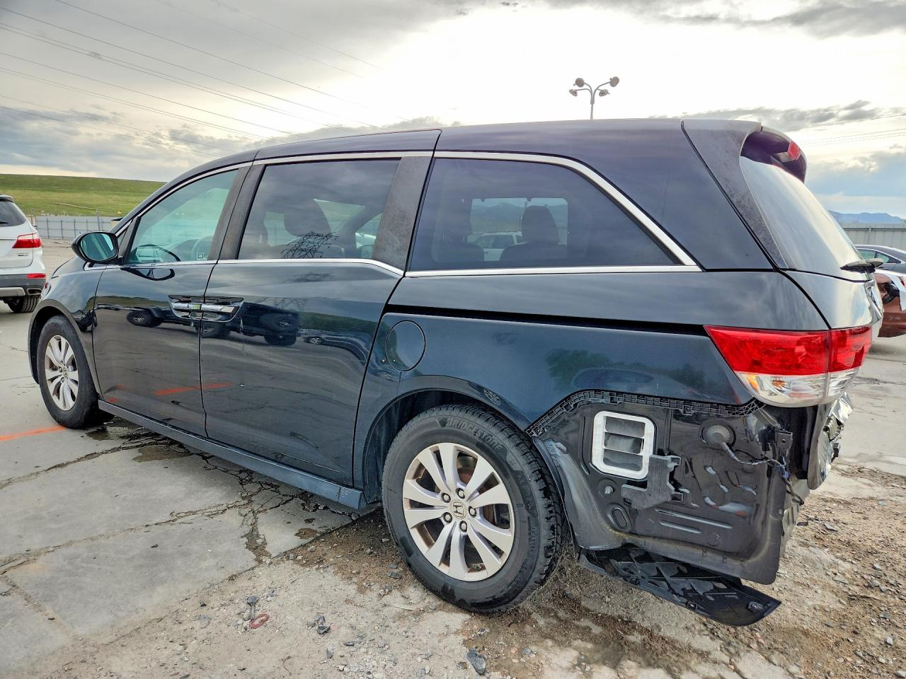 2015 Honda Odyssey Exl Black vin: 5FNRL5H67FB026271