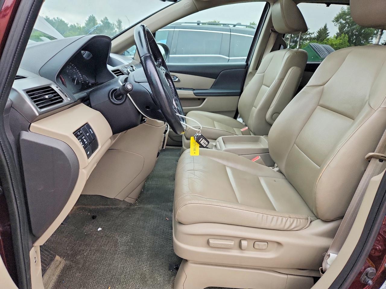 2015 Honda Odyssey Exl Burgundy vin: 5FNRL5H67FB044401