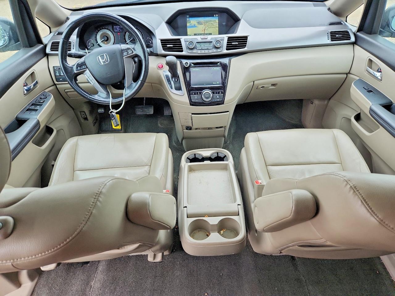 2015 Honda Odyssey Exl Burgundy vin: 5FNRL5H67FB044401