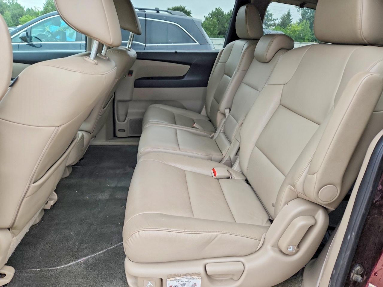 2015 Honda Odyssey Exl Burgundy vin: 5FNRL5H67FB044401