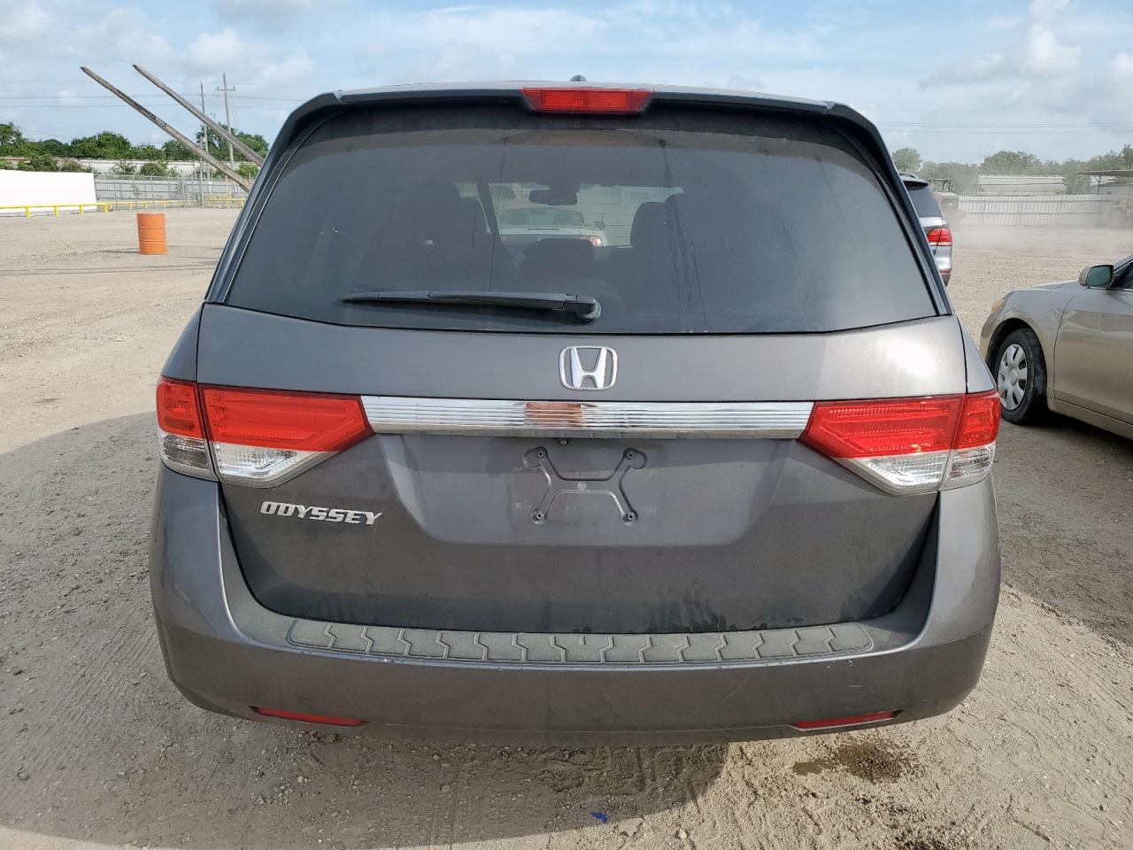 2015 Honda Odyssey Exl Gray vin: 5FNRL5H67FB046343