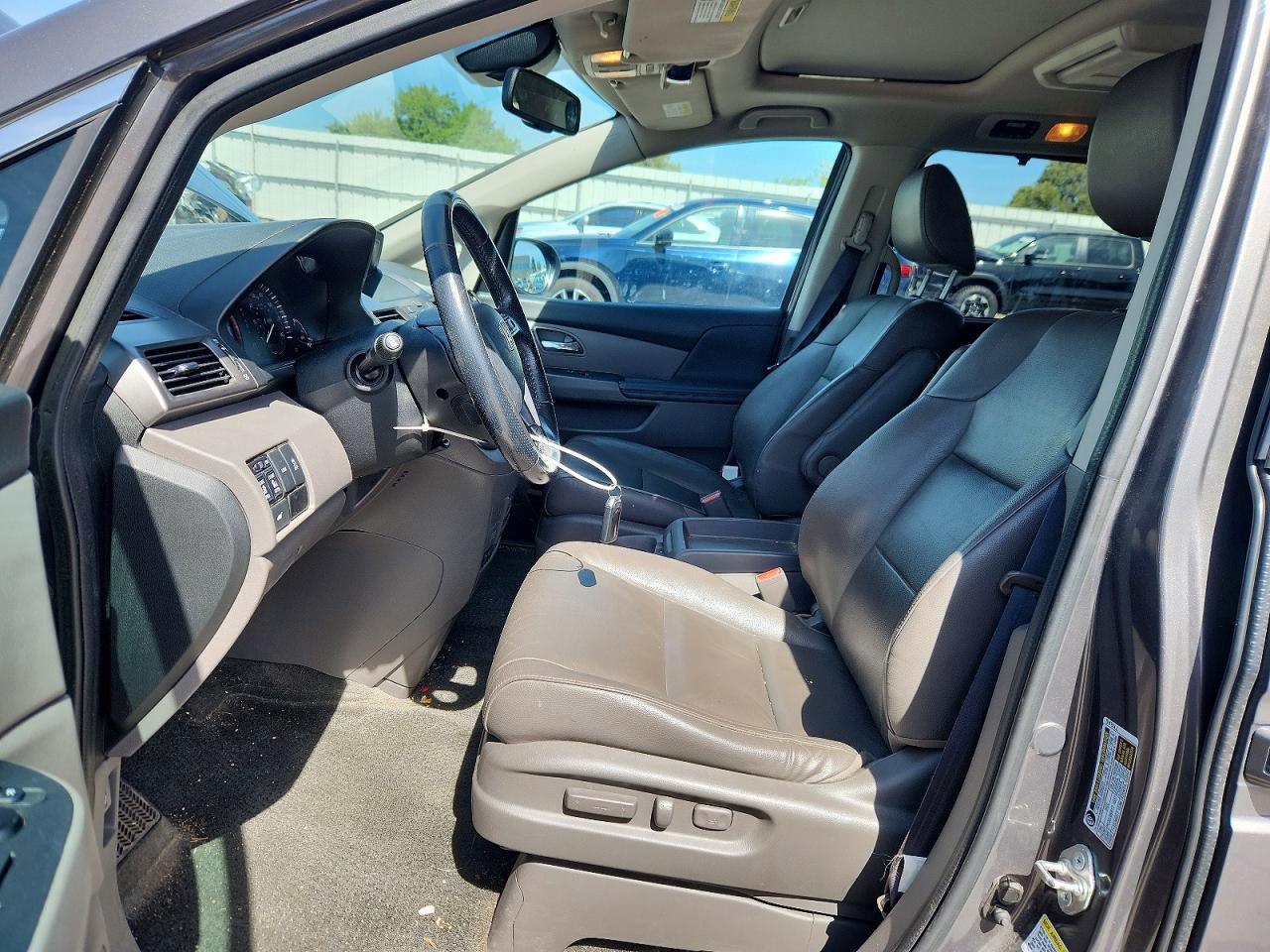 2015 Honda Odyssey Exl Gray vin: 5FNRL5H67FB051638