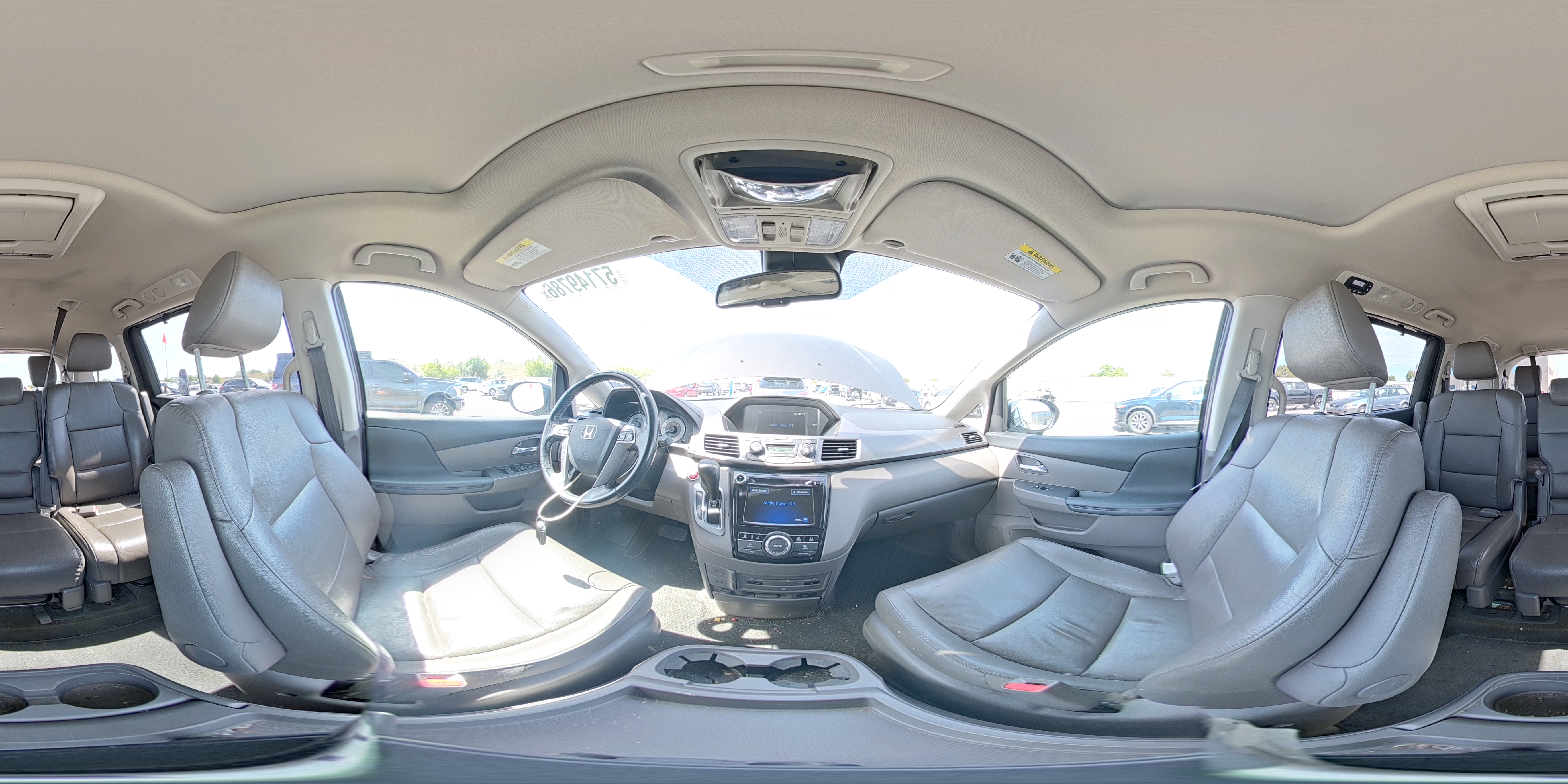 2015 Honda Odyssey Exl Gray vin: 5FNRL5H67FB051638