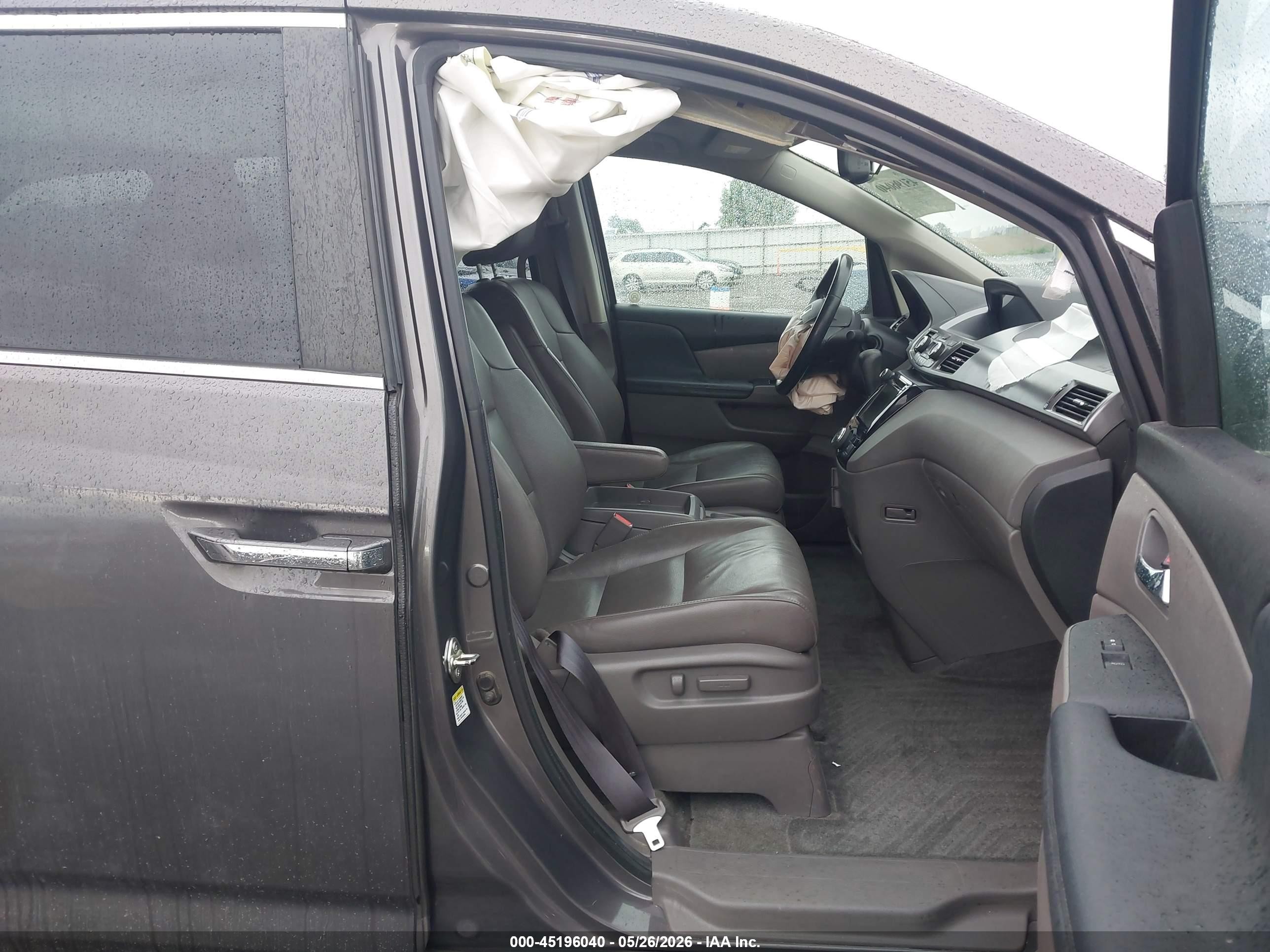 2015 Honda Odyssey Ex-l Серый vin: 5FNRL5H67FB052952