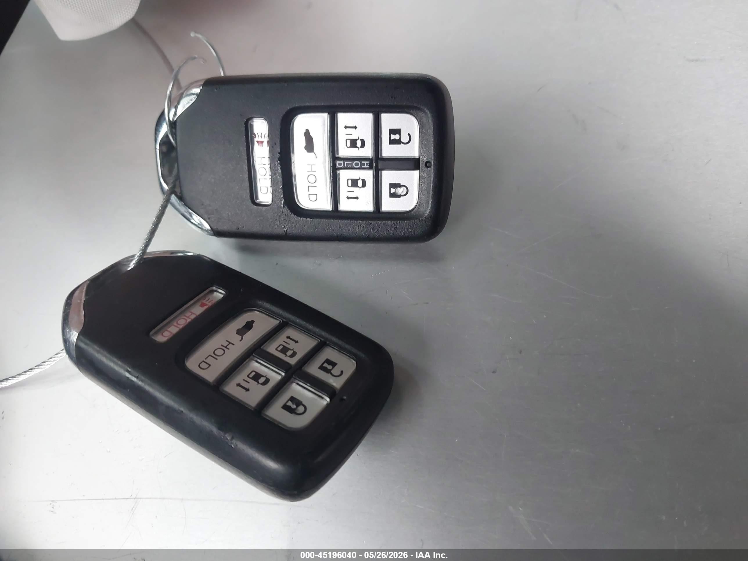 2015 Honda Odyssey Ex-l Серый vin: 5FNRL5H67FB052952